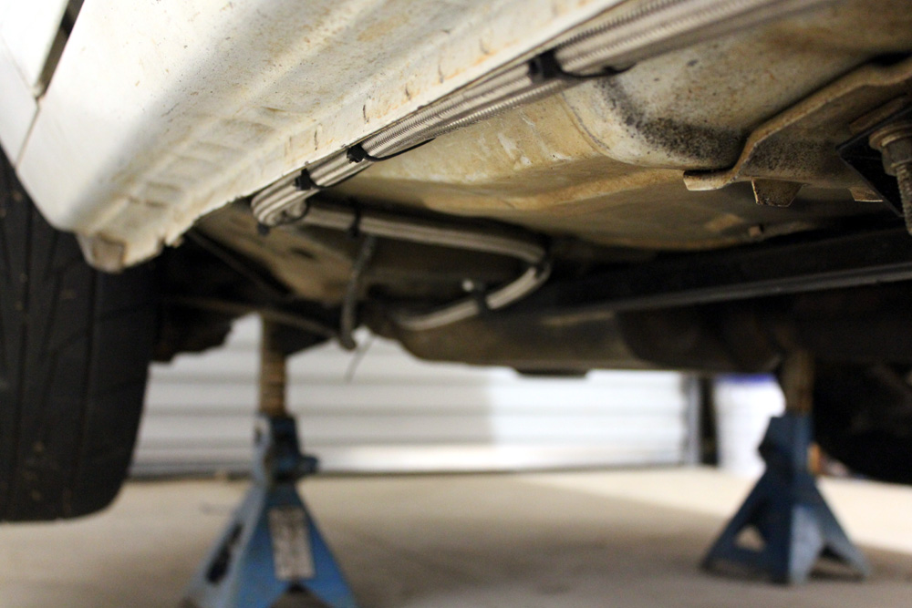 Foxbody Braided Fuel Line Routing Ford Mustang Forums